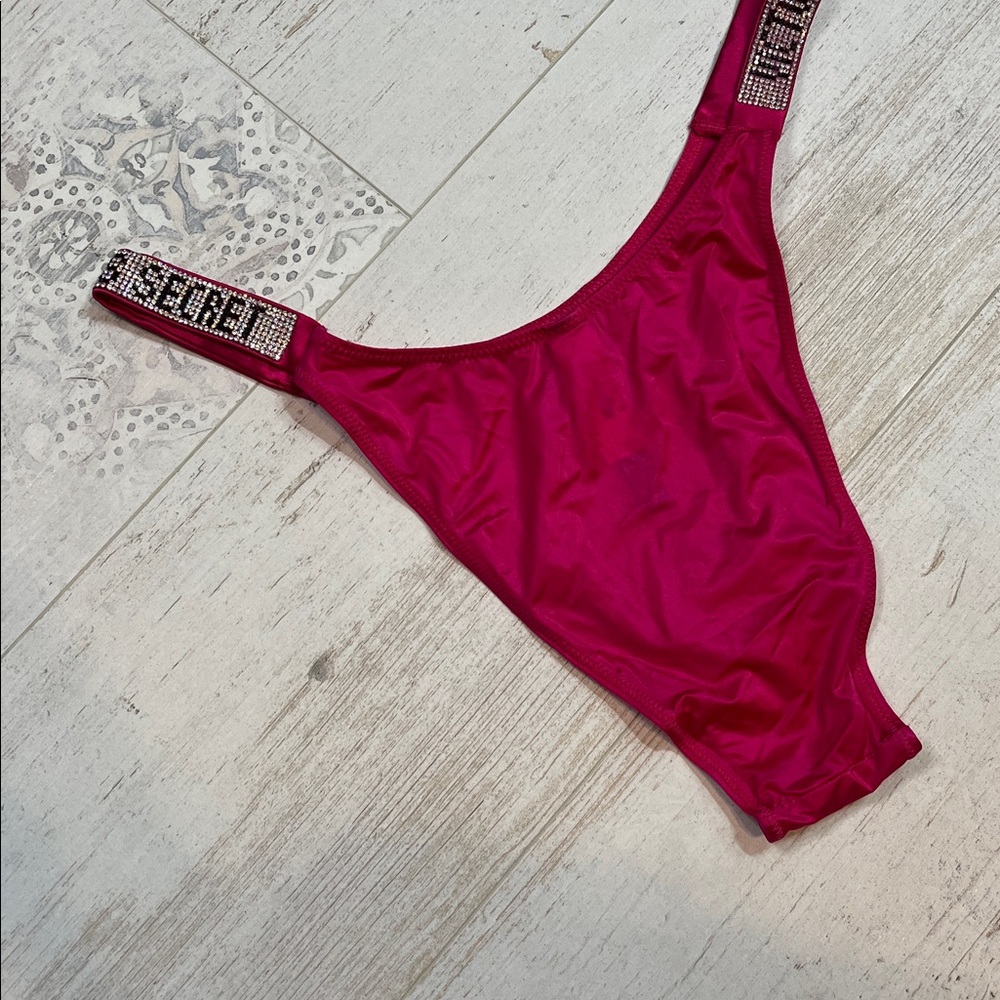 Victorias Secret Hot Pink Very Sexy Brazilian Panties Size Large - Picture 7 of 8